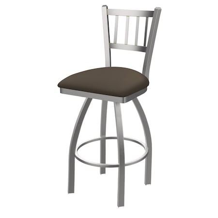 OD810 Contessa Stainless Steel 30 Swivel Outdoor Bar Stool With Breeze Farro Seat
